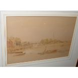 Walter Westley Russell, NEAC, RA, RWS (1867-1949)"Bygone Blakeney"watercolour, signed and dated 36