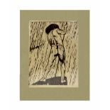 AR Gerald Anthony Coles (1929-2004), "Boatman", monotype, signed and numbered 3/35 in pen to lower