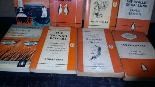 Books: 14 asstd orange Penguins