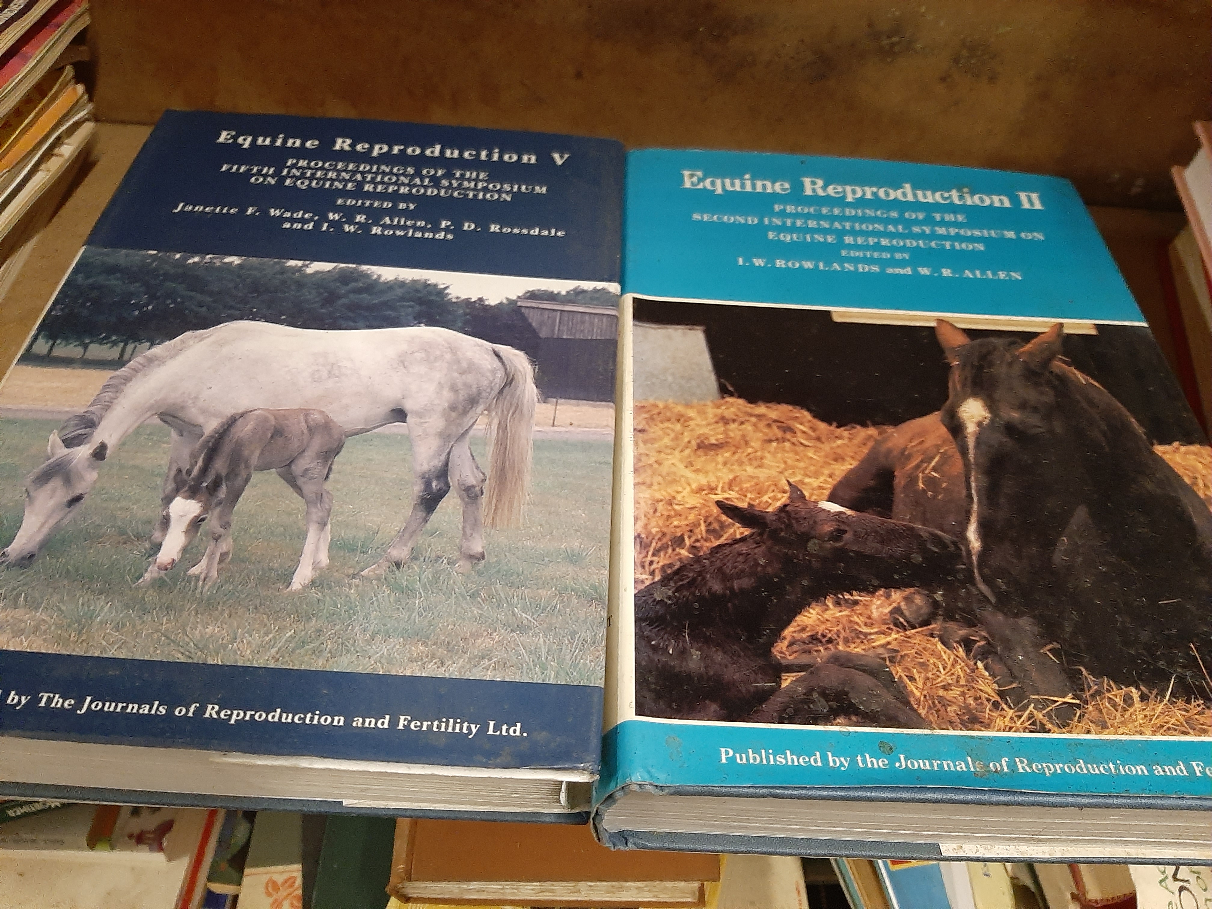 "Reproduction of Biology", Equine Reproduction, 4 lge vols (each approx 750 pages)