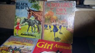 Childrens Books: Early Girls Annuals- dated 1920s - 1960s (10 books)