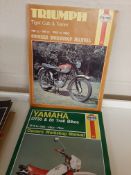Car/Motorcycle interest: Qty various Haynes Manuals