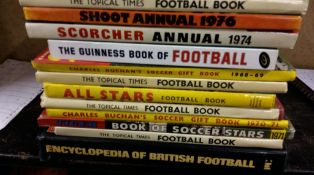 Football 50?ÇÖs to 70?ÇÖs annuals. 20 books
