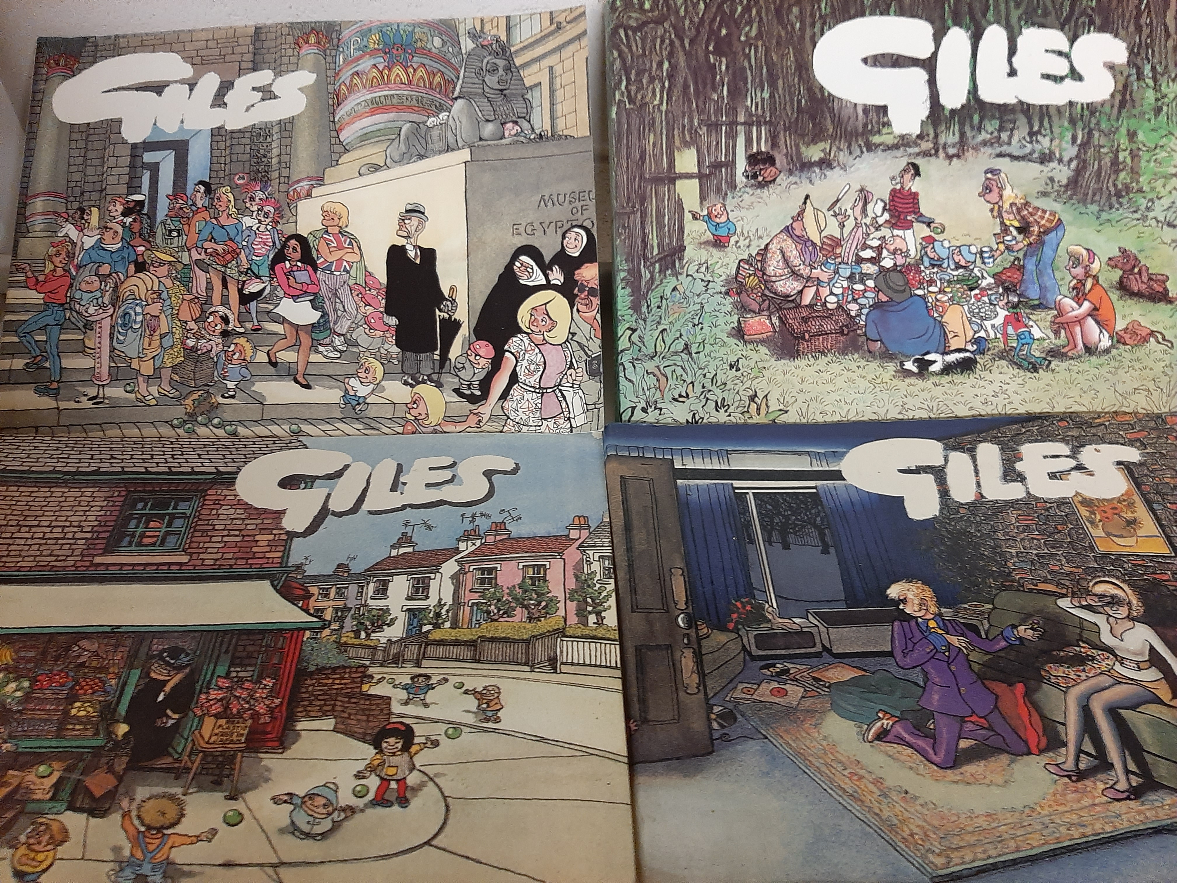 Collection of 12 various "Giles" Cartoon Annuals - Image 4 of 6