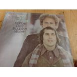 4 Vinyl Records: Simon & Garfunkel "Sounds of Silence" and "Bridge over Troubled Waters", t/w