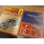 Motoring Interest: 3 Haynes Manuals t/w a Unipart Manual (4)