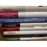 "Reproduction of Biology", set inc Pregnancy of Pigs etc, 8 books