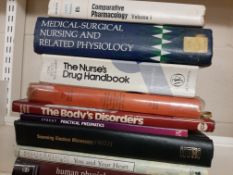 Qty various large format Books, Medical interest (9)