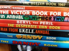 Collection of Annuals in good condition, incl Dandy (10)