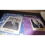 Vintage 1950s/60s Songsheets (4) inc Frankie Vaughan- Frankie Lane- David Whitfield- Dickie