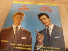 LP Vinyl Record: Joe Brown and Mark Wynter, 1963 (GGL0179) t/w Nat King Cole Sings the Great