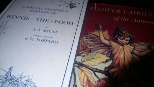 Facsimile of AA Milne Winnie the Pooh- Flower Fairies (Autumn)- The Bumbletoes. (4 books)