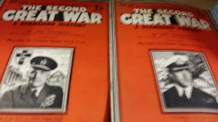 Collection of 80-plus The 2nd Great War- good condition.
