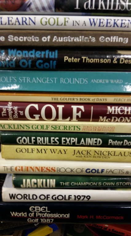 Golf. 16 books.