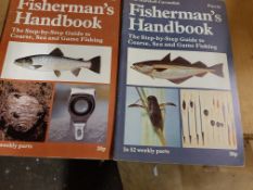 Qty various Fishing Magazines/Ephemera, inc Fishermans Handbook of Fishing, Step by Step