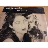 3 Vinyl Records: Gloria Estefan "I don't want to loe you", "Can't Stay away from You", "Anything for