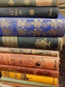 Collection of various decorative Bindings, 10 books.