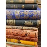 Collection of various decorative Bindings, 10 books.