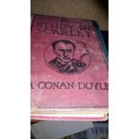 Books: Bound 1899-1895 (vol 2) Sherlock Holmes Study in Scarlet (small) A Conan Doyle