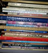 22 various large format Art interest Books.
