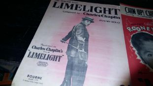 2 x Original Film Sheet Music- inc Charlie Chaplin- and Mickey Rooney/Judy Garland