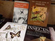 Collection of eight Natural History Books,maily Insects and Butterflies