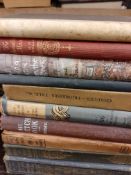 Collection of various decorative Bindings, 10 books.