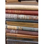 Collection of various decorative Bindings, 10 books.