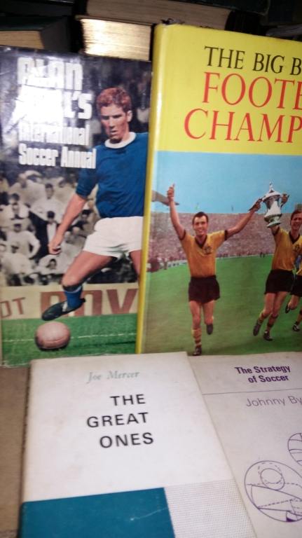 Books: Football / Soccer interest- vintage 50s and 60s inc World Cup 66- Geoff Hursts Review- etc.