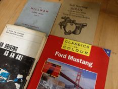 Motoring & Car Ephemera, inc Solex, Hillman Minx, Ford Mustang (8)