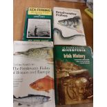 Qty various small format Fishing Books (8)