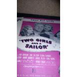 Sheet Music- movie related- inc Ray Milliand & Marlene Dietrich- Van Johnson 2 Girls and a Sailor (