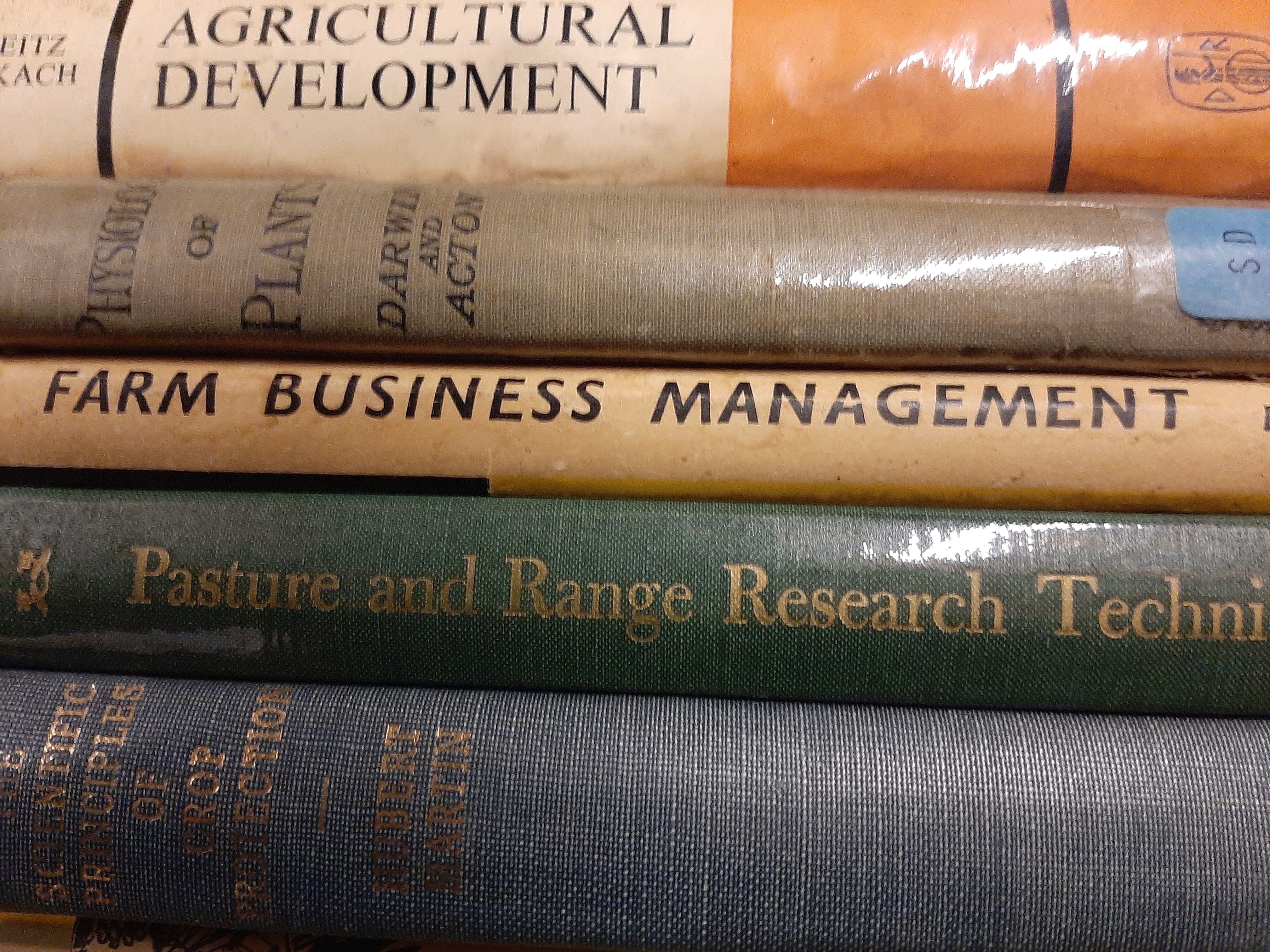 Collection of various Agriculture Books, rare as removed from library of Plant Breeding Institue