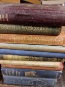 Collection of various decorative Bindings, 10 books.