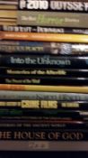Collection of 16 assorted Aesthetic large format books- Horror- Religion- Occult- etc.