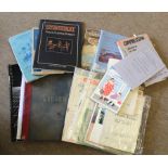 A box of approx 20 non-railway publications including ledger of The Eldwick Association FC 1934-