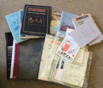 A box of approx 20 non-railway publications including ledger of The Eldwick Association FC 1934-