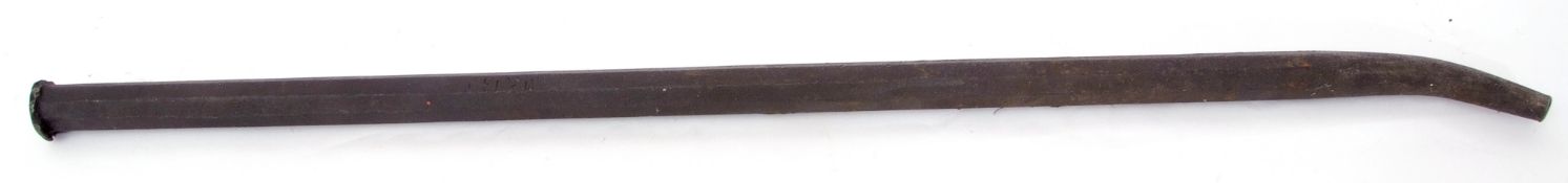 Railway Tools: Crowbar 84cm clearly stamped ‘M&GN’.