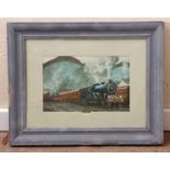 Railway-interest Print of ‘Proud Steam’ by C Hamilton Ellis, showing the Norfolk Coast Express