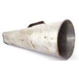 Railway Tools: GER megaphone 46cm long x 23cm large dia ‘GER 108 Senger’s patent’. Some dents.