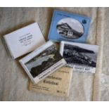 Five mini-booklets of b/w photos 9 x 7cm: Falmouth. Robin Hood’s Bay. Osbourne House IOW. Winchester