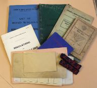 LNER publications comprising a rule book (1933), 4 x signalling regulations 1934-36, Instructions re