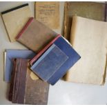 Eight assorted books: ‘Midland Railway Section Information & tests’ containing LMS memos from 1934