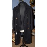 Rail Uniform: Modern greatcoat fitted with 6 x 28mm brass GER buttons.