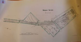 GER plan of Norwich Victoria Station. 1 chain to 1 inch, dated 1908 (later copy).