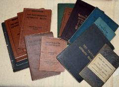 Eleven booklets on the Westinghouse Automatic Brake: 1895, 1907, 1912, 1914, 1919, 1946, 1948 (2),