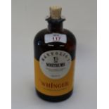 Whinger Marvolio's Nostrum Fiery Ginger & Whisky, one bottle.