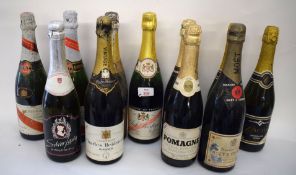 Mixed part Case: Two bottles Mumm Champagne; 1 bt 1955 Charles Heidsieck Champagne; 1 bt Moet