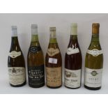 Selection of white Burgundy, viz 1 bt each of C1611987 Givry, Remoissenet Pere, 1984 Bourgogne