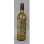 1986 Ch Rayne Vigneau, 1er Grand Cru, Sauternes, one bottle.